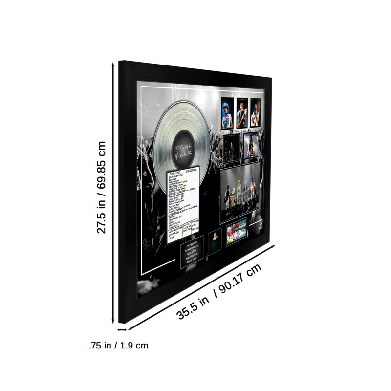 The Tragically Hip Last Kingston Show with Set List - Framed Music Wall Art, Vinyl Record Decor