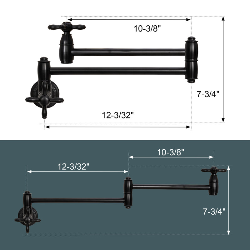 Robinet de cuisine Akicon, Noir mat