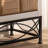 Simple Retro Solid Wood And Iron Sideboard