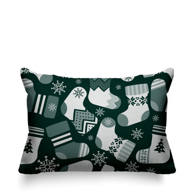 Outdoor Reversible Throw Pillow