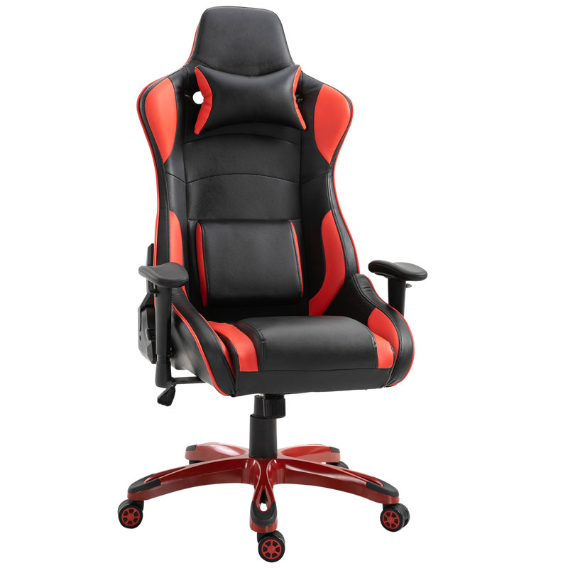 Support lombaire et appui-tête pour PC et fauteuil de jeu de course