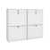 Shoe Cabinet with 2 Flip Drawers and 1 Drawer (Set of 2)