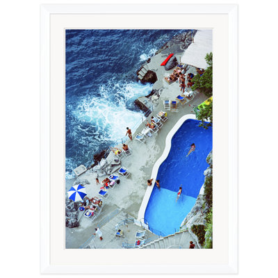 Pool on Amalfi Coast Photographic Print by Slim Aarons