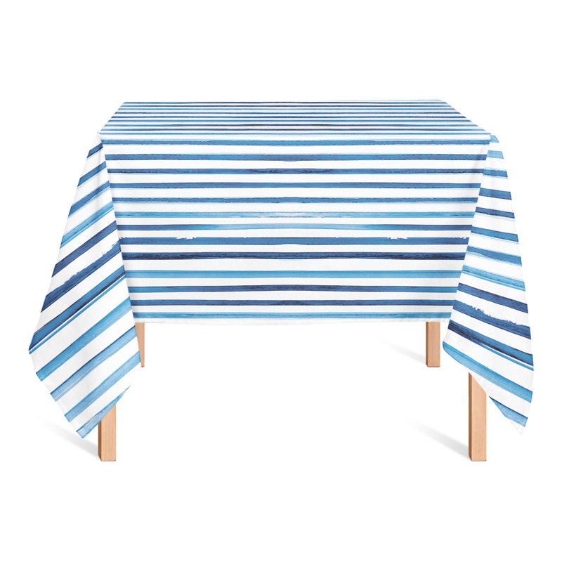 Nappe rayée en polyester, L 58 po x l 58 po
