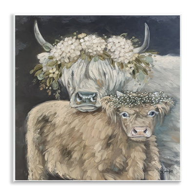 Art mural sur plaque de guirlandes de fleurs d'hortensia Highland
