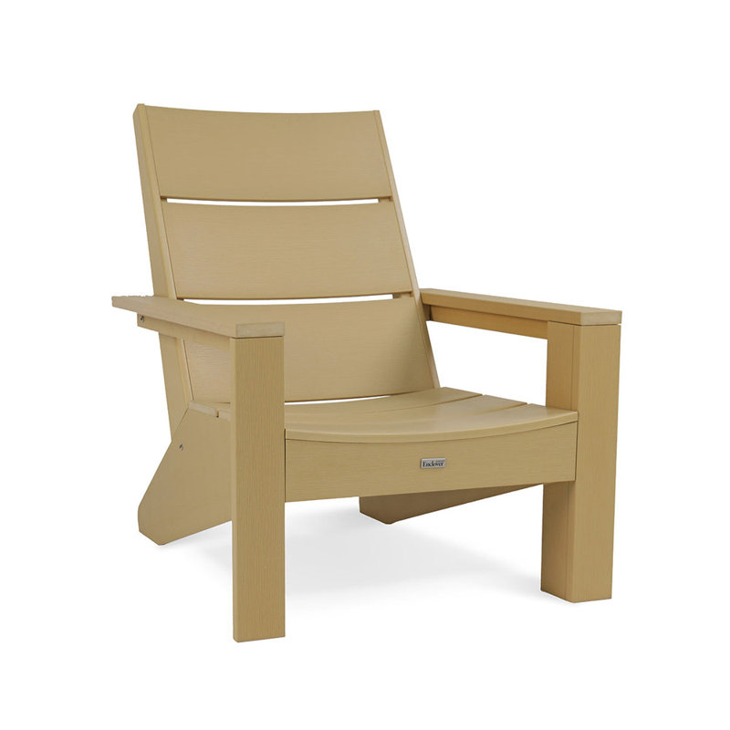 Chaise 3 panneaux Muskoka 001 en polymère, Jaune
