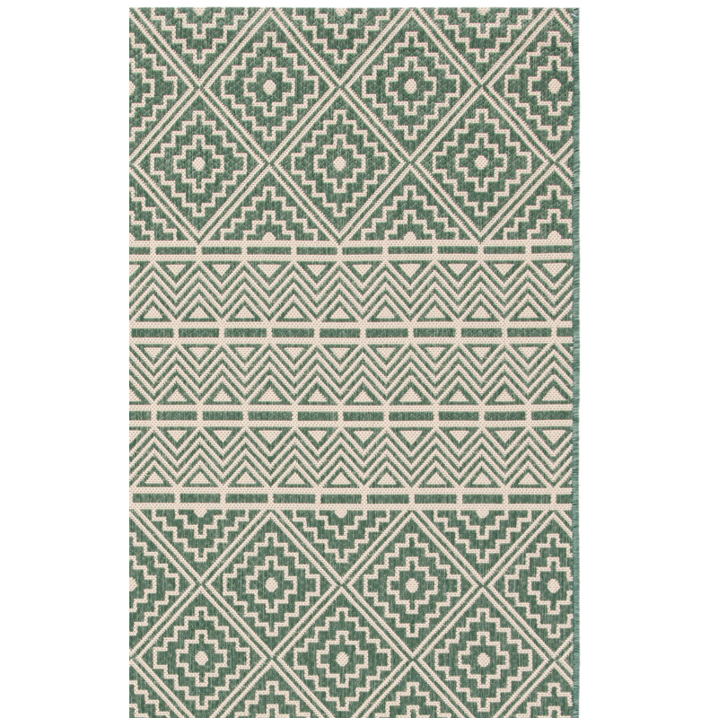 Courtyard Performance Southwestern Indoor/Outdoor Area Rug, Rectangle 6'7" x 9'6"