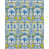 Blue/Yellow/Taupe