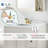 Doris Waterfall Centerset 2-handle Bathroom Faucet with Drain Assembly-49937429