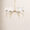 Cleary 6 - Light Metal Dimmable Globe Chandelier