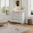 Norine 47" W Modern 6-Drawer Dresser, Wooden Storage Double Dresser Chest-1727773065