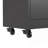 71"H Metal Garage Storage Cabinet with Wheels and Lock,  4 Adjustable Shelves