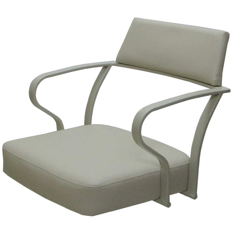 Tabouret pivotant très grand 34,00 po Jabria, Beige, Beige
