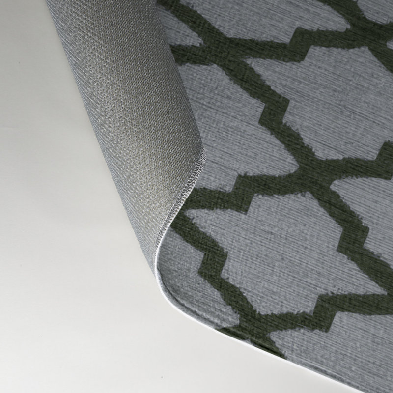 Tapis gris intérieur et extérieur Trellis, Rectangle 9 pi x 12 pi
