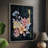 Moonlight Flowers II Framed Print - Solid Wood-176960431