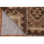 Tapis brun en laine réversible Kilim 3 x 5