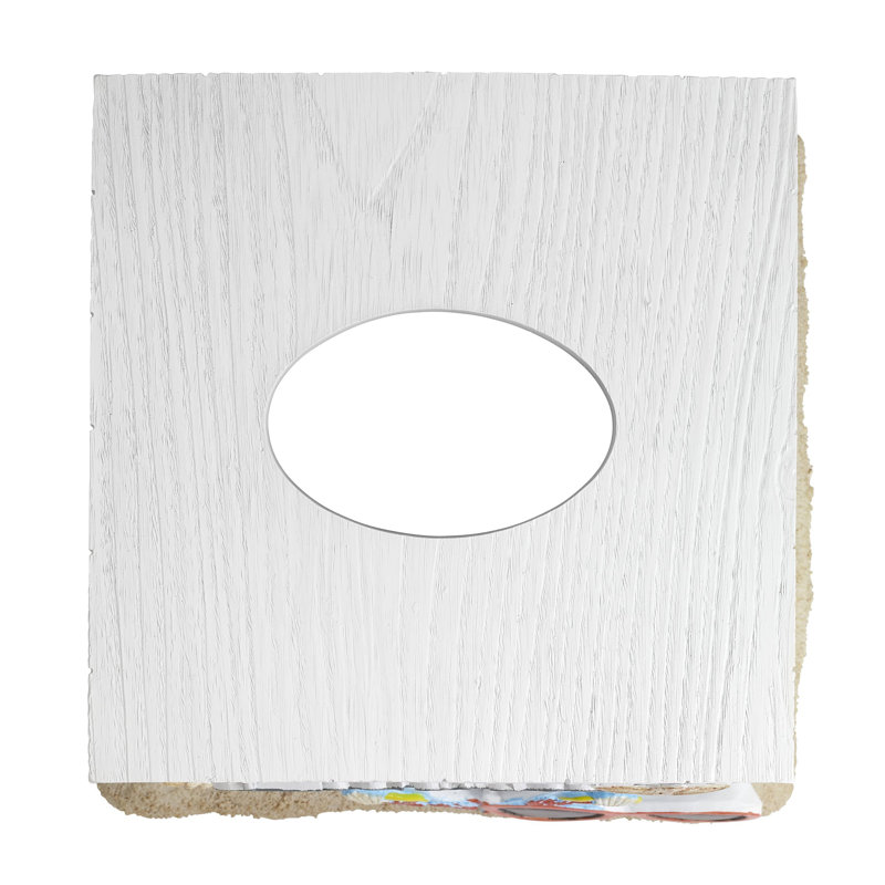 White and Sand Resin Beach Mode Tissue Box Cover
