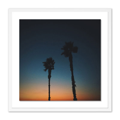 Sunset Palms Print by Vitaliy Paykov