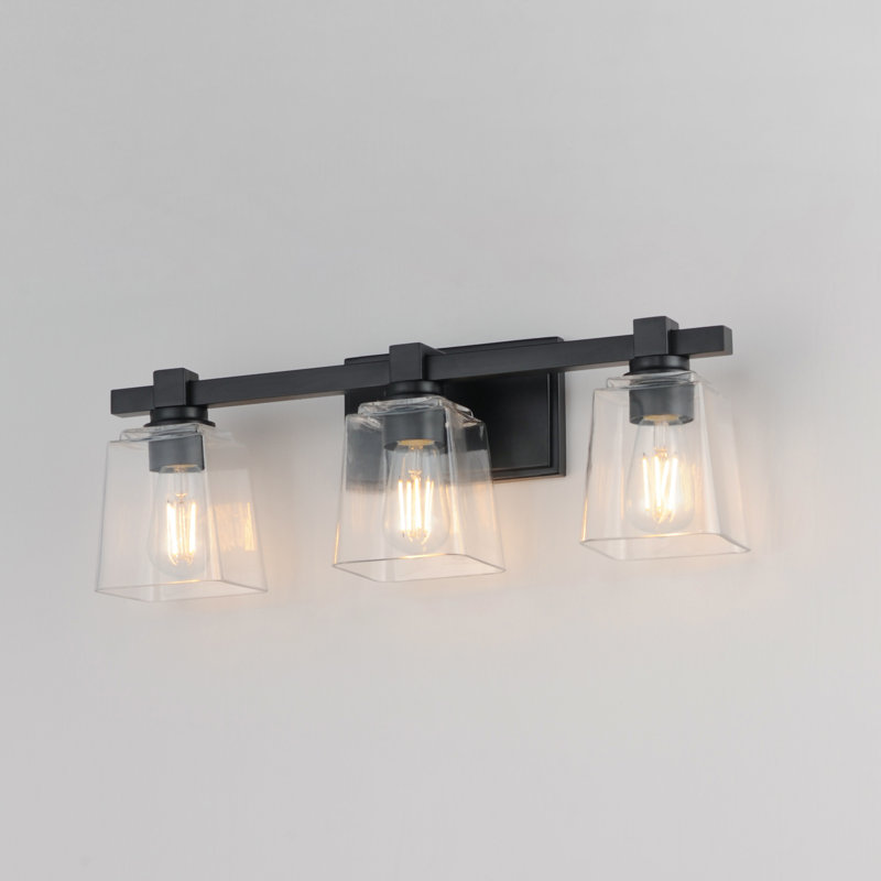 Cubos-Wall Sconce, Black