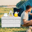 Boîte de rangement pliable pour le camping