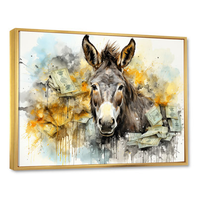 «Yellow Donkey Absurdity II - Donkey», art mural