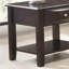 Table de bout simple en bois au look moderne