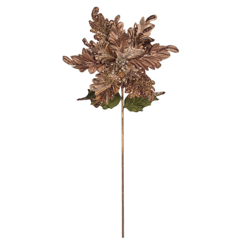 Poinsettia artificiel, H 20 po x l 12 po x P 12 po