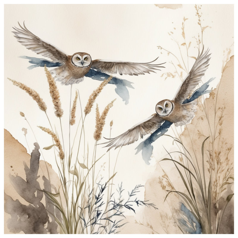 Rideaux de douche Owls In Flight, L 70 po x H 93 po