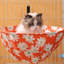 Balançoire ronde pour hamac rond 13,8 x 13,8 po pour cage de cage, orange