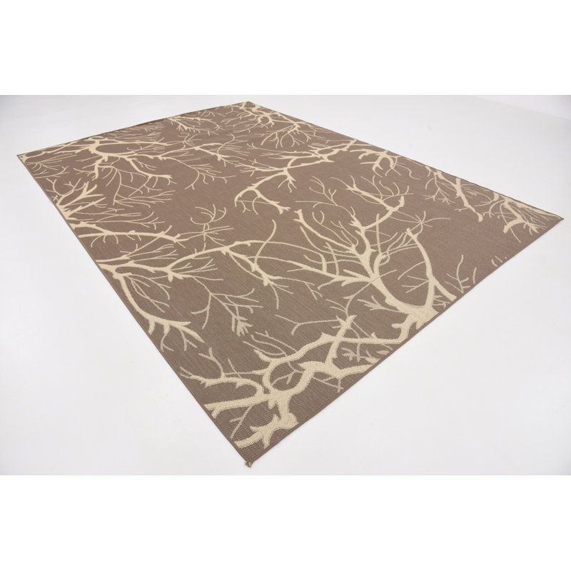 Healdton Abstract Indoor / Outdoor Rug, Rectangle 8' x 11'4"
