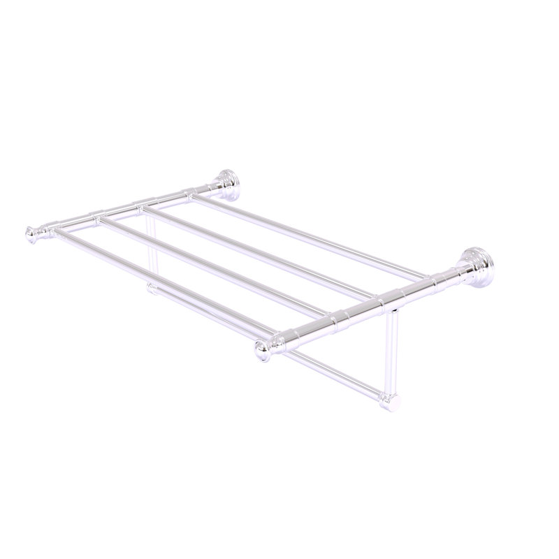 Porte-serviettes mural Freyja, Chrome poli, P 13,7 po x l 38 po x P 6,5 po
