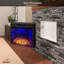 Mateas Electric Wall Mounted Fireplace Insert-494793798