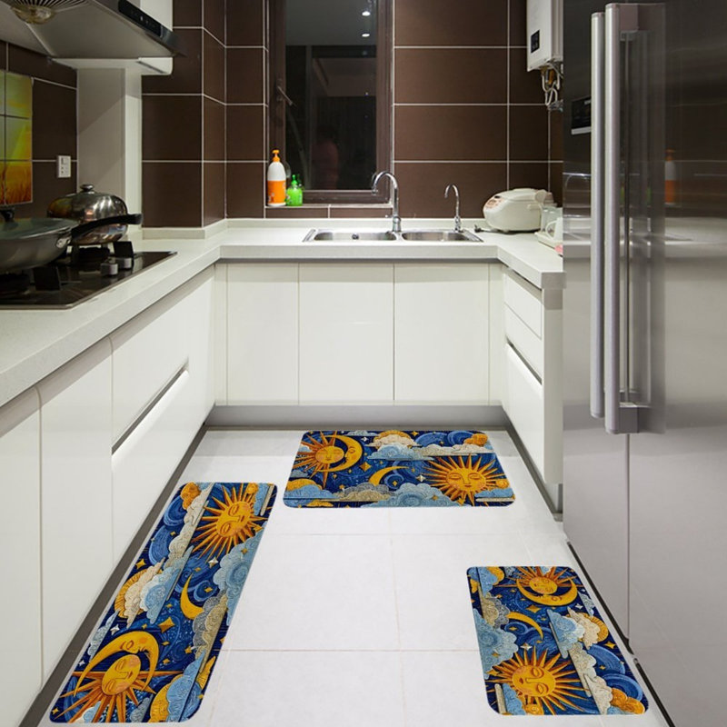 Ensemble de tapis de cuisine 3 pièces