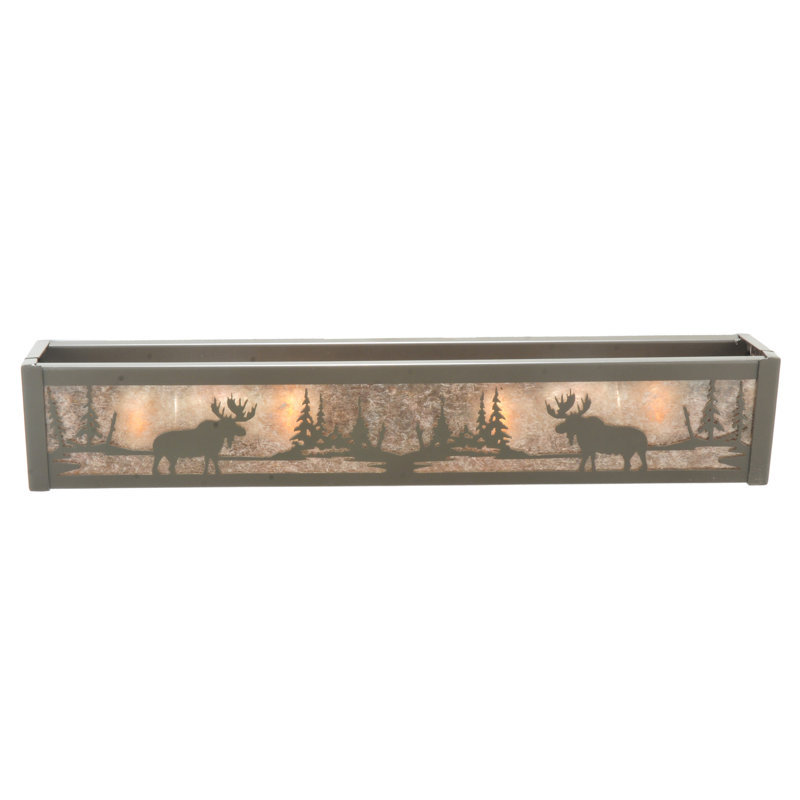 Rustic Lodge 4 - Light Bath Bar, Timeless Bronze