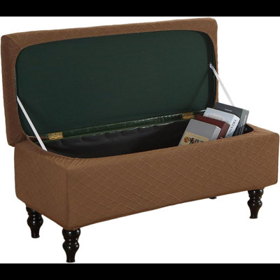Ottoman Cover Stretch Storage Ottoman Bench Slipcover Jacquard Folding Storage Bench Ottoman Cover Footrest Stool Slipcover Footstool Protector Cover With Elastic Bottom Fit