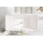 Baignoire 59 po en blanc brillant avec bordure 59 po-105506471