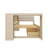 Luxurious Platform Bed Featuring Storage Shelves, Drawers And A Built-In Charging Station-1230702084-1230702085