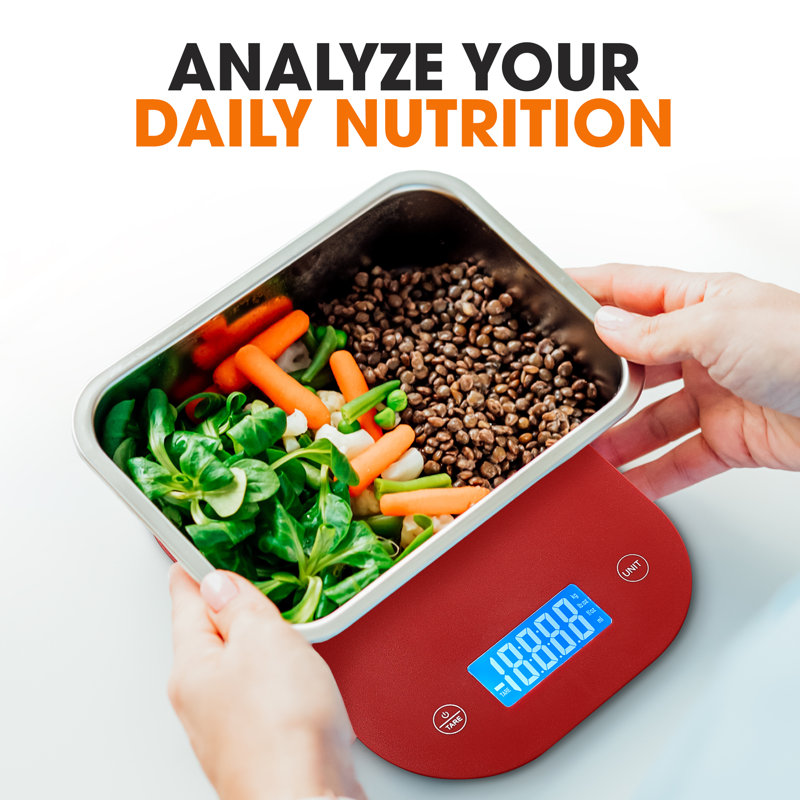 Cheer Collection Digital Scale, Red