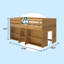 Lit mezzanine simple en bois massif Decimus-818225339