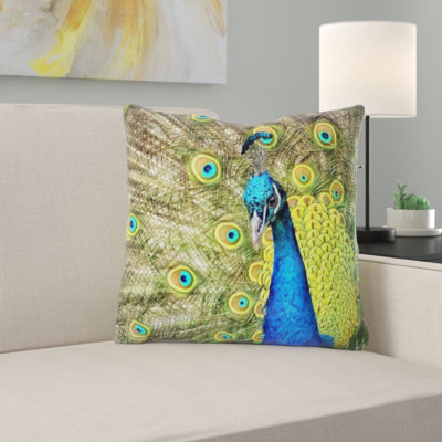 Coussin peacock