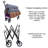 Foldable Folding 4 Wheel Trolley-113412553