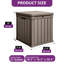 Boîte de rangement pour l'extérieur 50 gallons-67723320