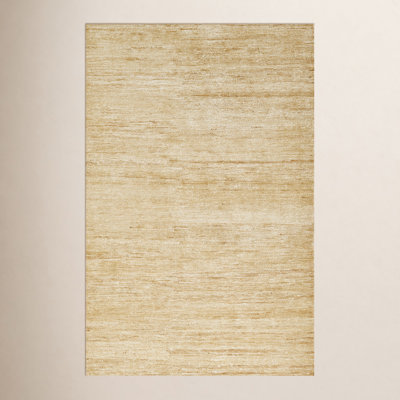 Caterina Beige Hand-Knotted Abstract Jute Rug