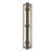 24" Crossroads Outdoor Aluminum Sconce in Charcoal Black Finish