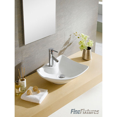Modern Ceramic Specialty Vessel Bathroom Sink