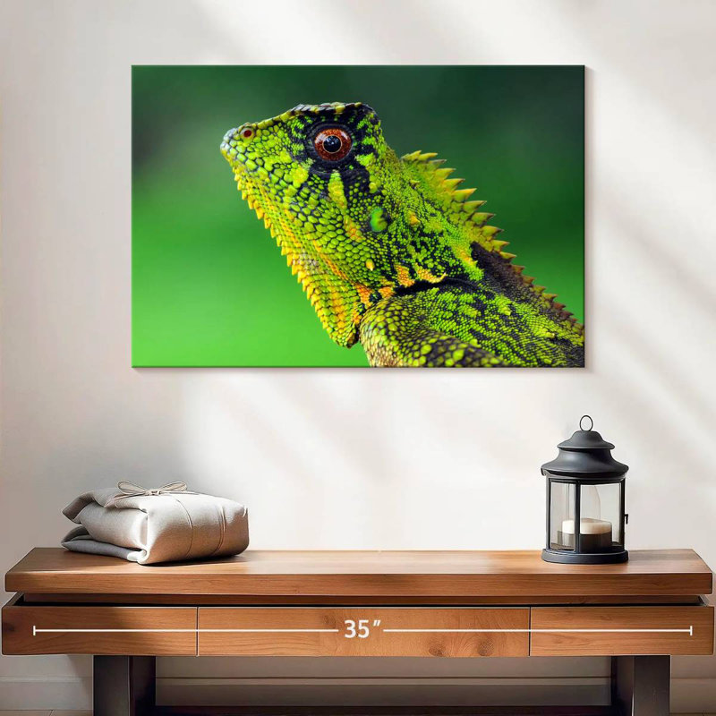 Exotic Lizard, 30" H x 45" W