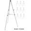 Audio-Visual Direct Folding Adjustable Aluminum Tripod Easel