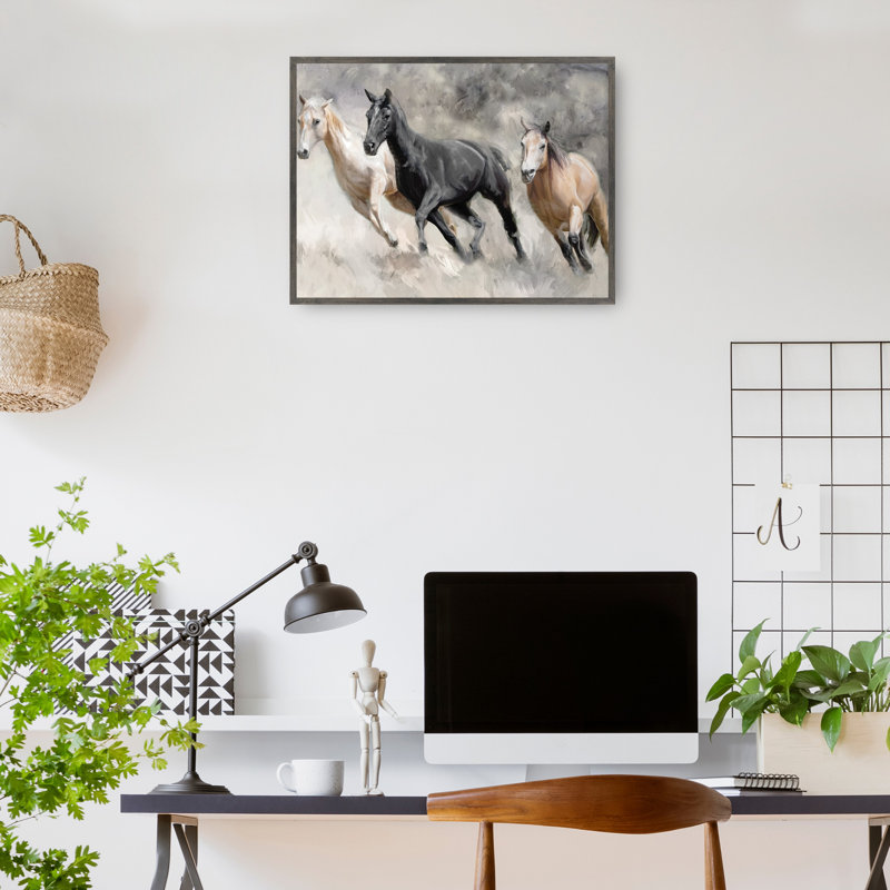 «Sunday Run Crop» par Studio Arts, reproduction d'art sur toile, H 31 po x l 41 po