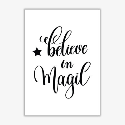 Believe In Magic 1 Piece Wall Art