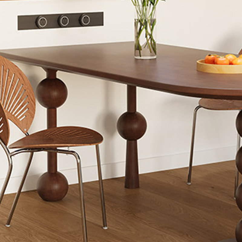 Table de salle à manger haut de gamme exquise, H 29,52 po x L 78,74 po x l 31,49 po